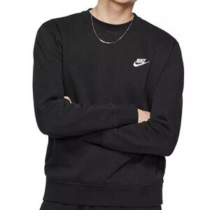 Nike Men's NSW Club Crew, Black, Size M